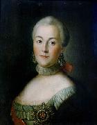 Aleksey Antropov Portrait of Great Duchess Ekateriana Alexeyevna oil painting